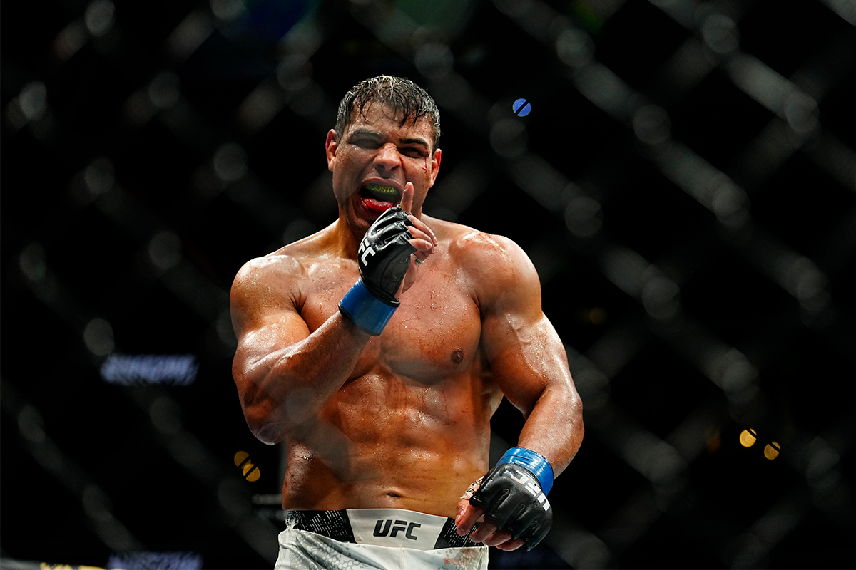 Paulo Borrachinha foi superado por Robert Whittaker no UFC 298