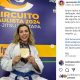 Ana Paula Minerato posa com a medalha de ouro do Circuito Paulista de Jiu-Jitsu.