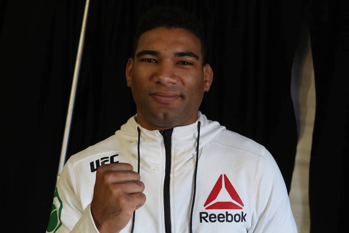 Herbert Burns nos bastidores do UFC 250.