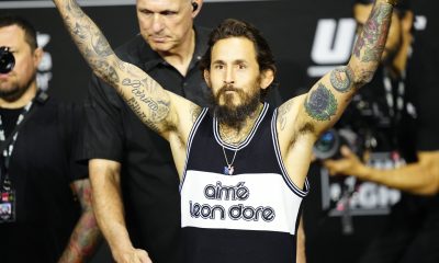 Marlon Vera na coletiva de imprensa do UFC 299.