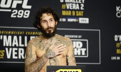 Marlon Vera na pesagem oficial do UFC 299.