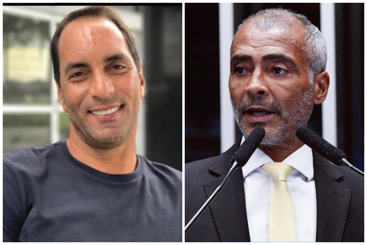 Edmundo desafiou Romário para um combate