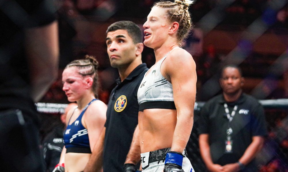 Fiorot comemora vitória sobre Blanchfield no UFC Atlantic City