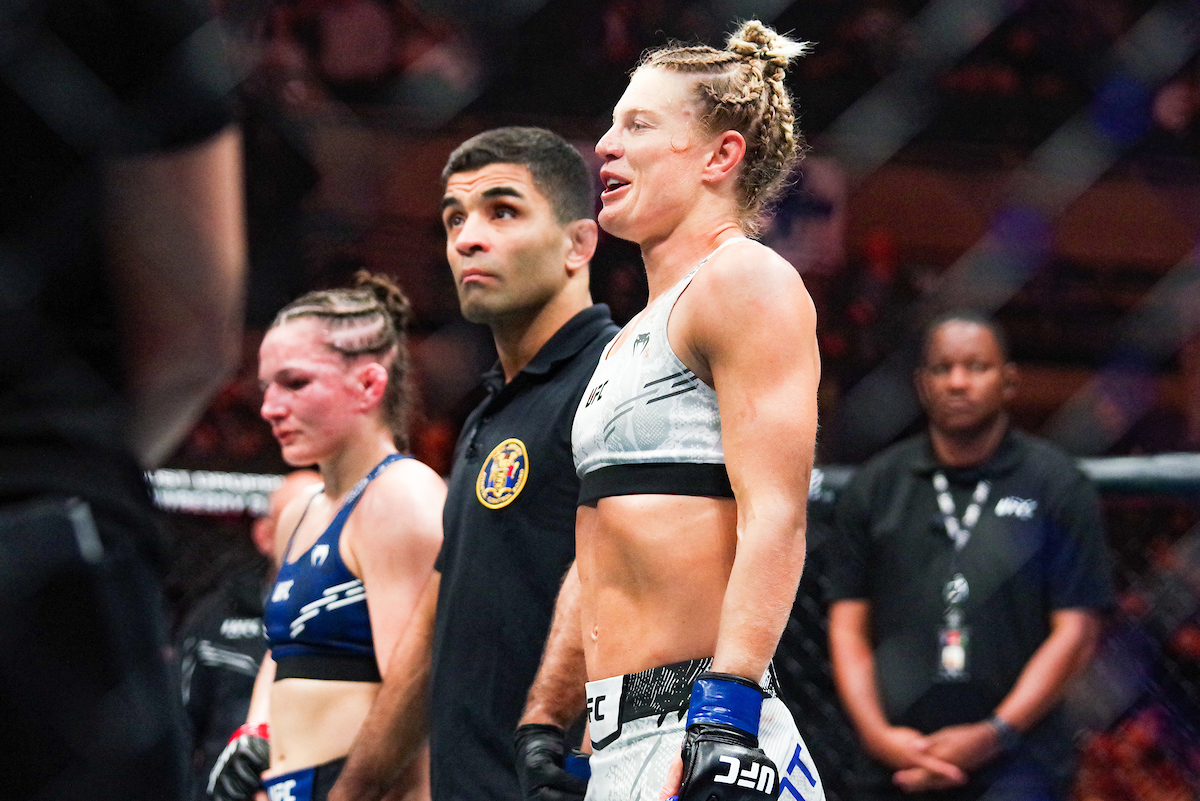 Fiorot comemora vitória sobre Blanchfield no UFC Atlantic City