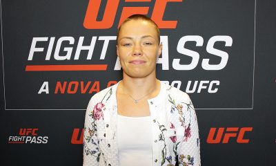 Rose Namajunas posa para fotos após dar entrevista para a reportagem da Ag Fight