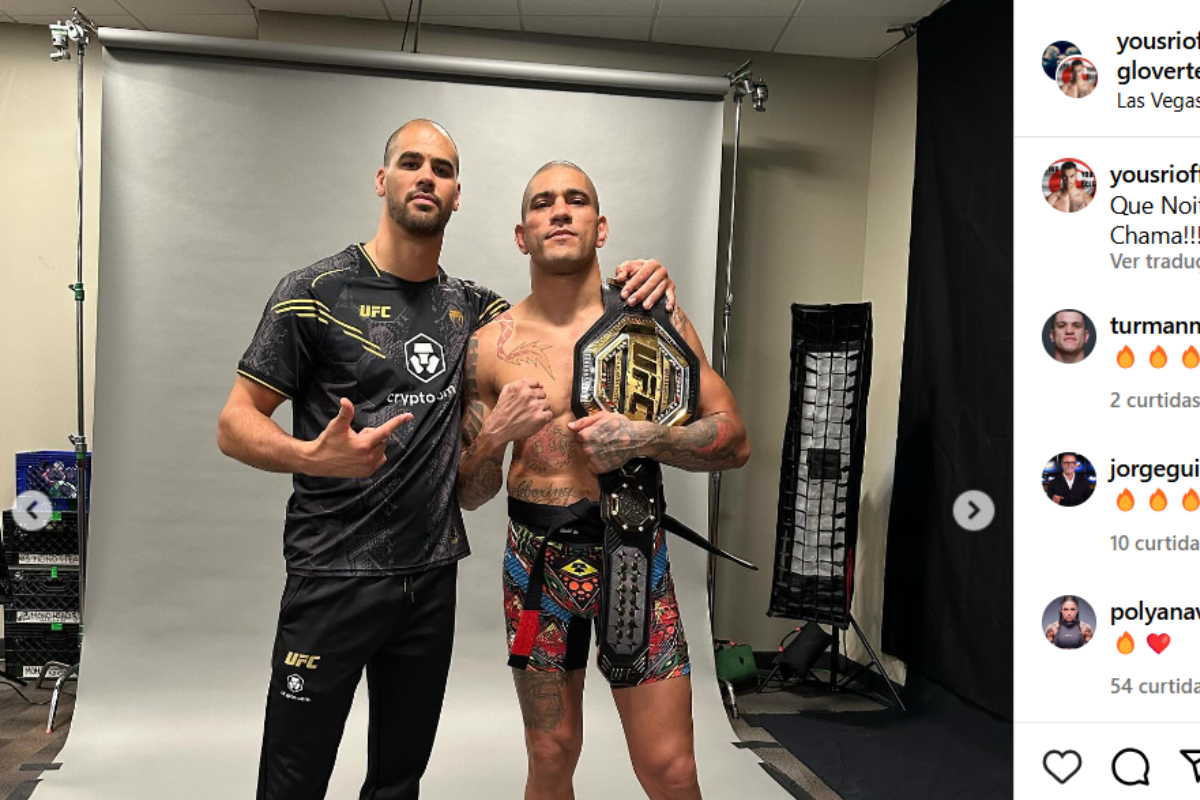 Yousri Belgaroui é um dos principais parceiros de treino de Alex Poatan.