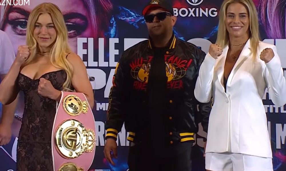 Ex-UFC vs atriz pornô! Saiba como assistir o duelo de musas entre Paige VanZant e Elle Brooke