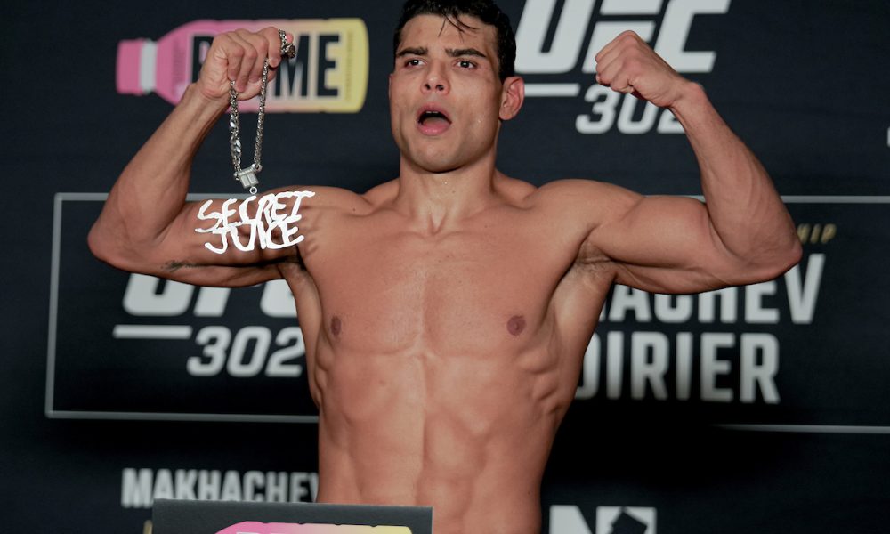 Luta entre Paulo Borrachinha e Roman Kopylov é adiada para o UFC 318