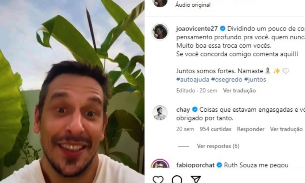 João Vicente de Castro é ator, apresentador, humorista e fã dos esportes de combate