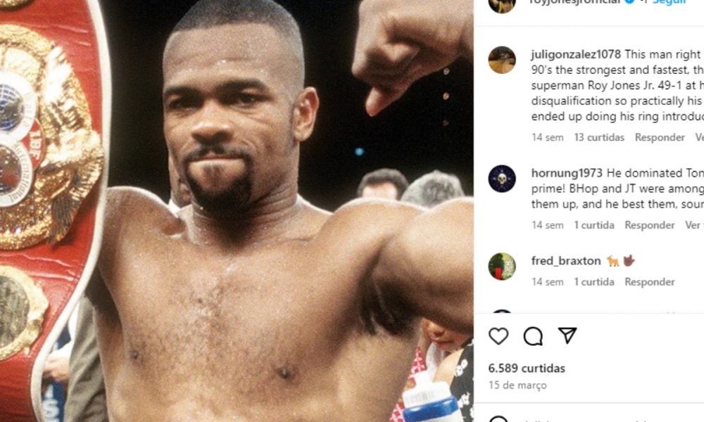 Tragédia! Lenda do boxe, Roy Jones Jr lamenta morte do filho: “Tirou a própria vida”