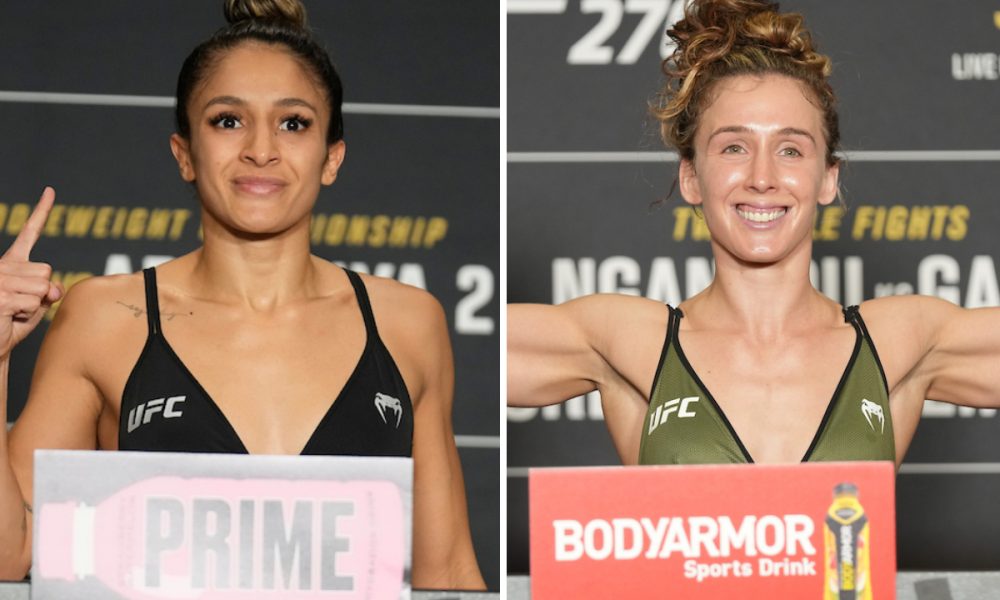 Jaqueline Amorim e Vanessa Demopoulos medem forças no UFC Vegas 97.