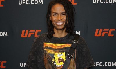 Luana Dread posa para foto durante entrevista com a Ag Fight