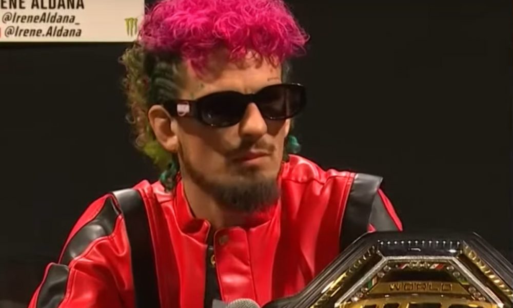 Sean O’Malley surge com jaqueta ‘roubada’ por Merab Dvalishvili na coletiva do Noche UFC