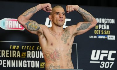 Alex Poatan vence a balança na pesagem do UFC 307