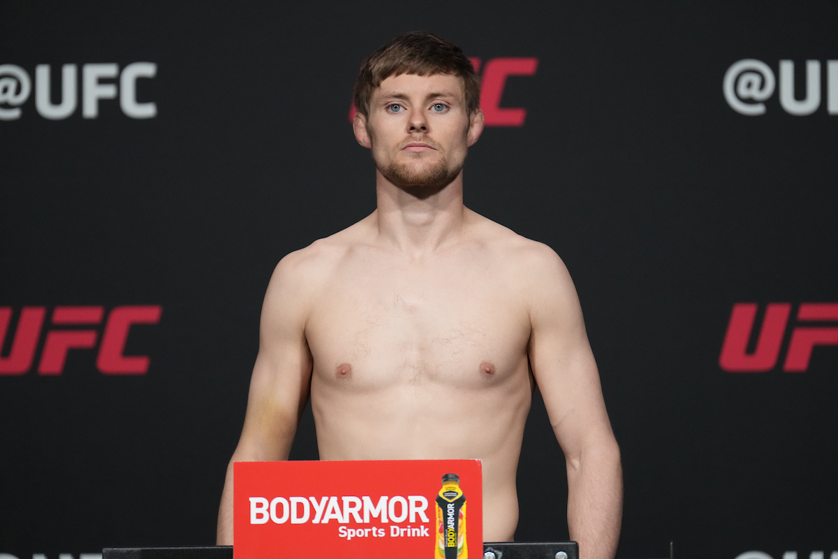 Bryce Mitchell na pesagem do UFC 272