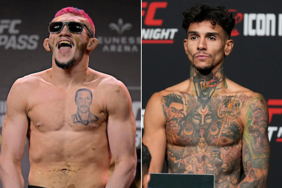 Melk Costa (à esquerda) encara Andre Fili no UFC Seattle