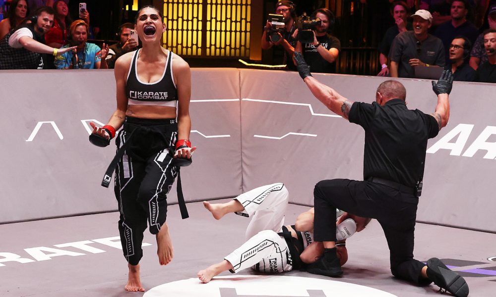 Irmã de Alex Poatan surge como destaque da primeira edição do Karate Combat em 2025