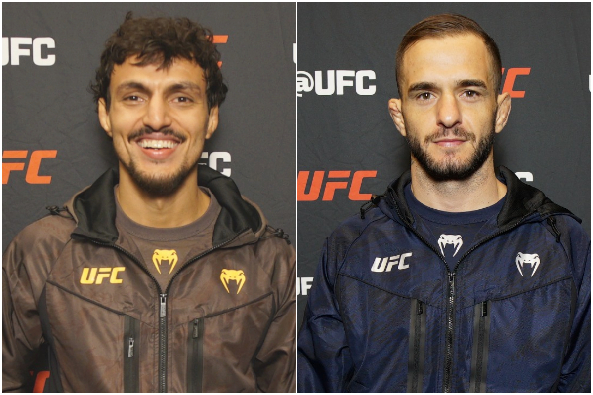 Ricardo Carcacinha e Lucas Almeida representam o Brasil no UFC Vegas 103
