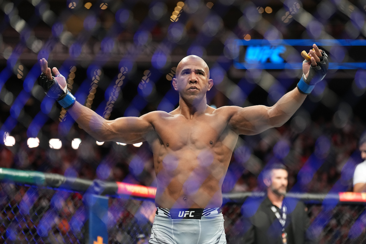Gregory Robocop em ação no octógono do UFC
