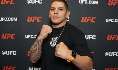 Brunno Hulk posa para foto durante conversa com a Ag Fight no media day do UFC 313