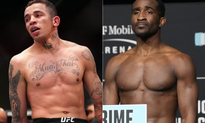 Montagem da foto mostra Carlos Prates e Geoff Neal lado a lado