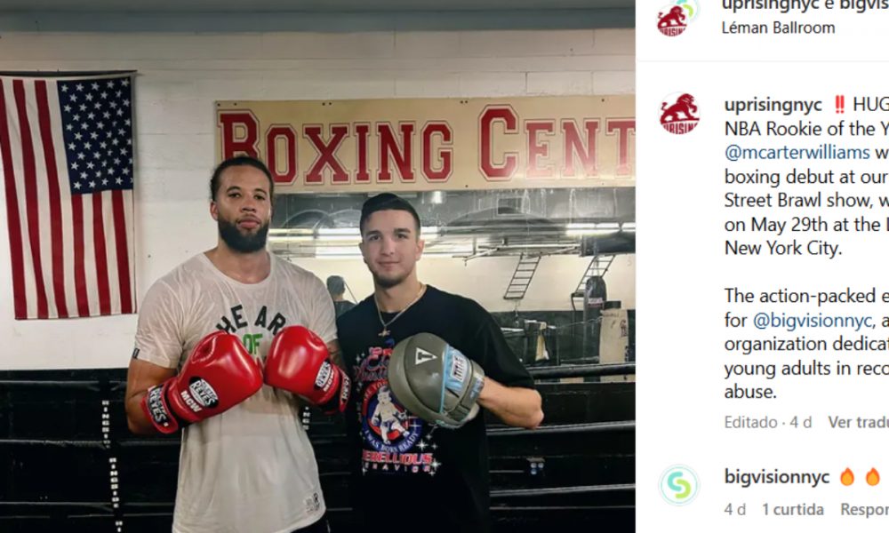 Das quadras para o ringue! Ex-promessa da NBA estreia no boxe em maio