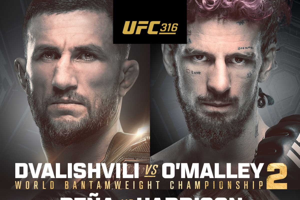 Pôster oficial do UFC 316