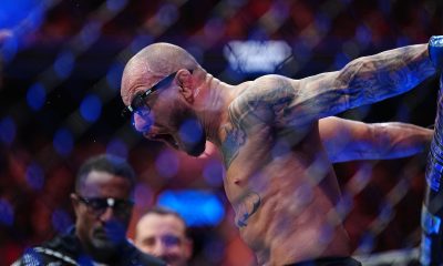 Jean Silva grita para comemorar vitória no UFC 314