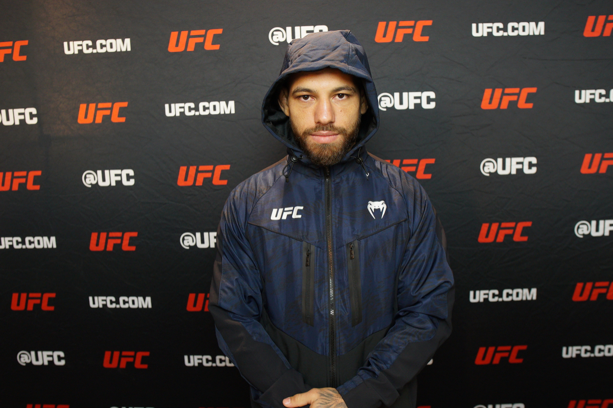 Jean Silva no Media Day do UFC 314