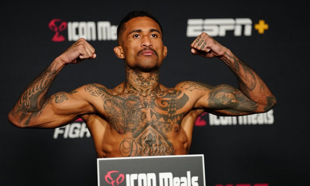 Joanderson Tubarão vence a balança e lidera quinteto brasileiro na pesagem do UFC Vegas 105