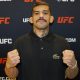 Pedro Falcão posa para foto durante o media day do UFC Vegas 105