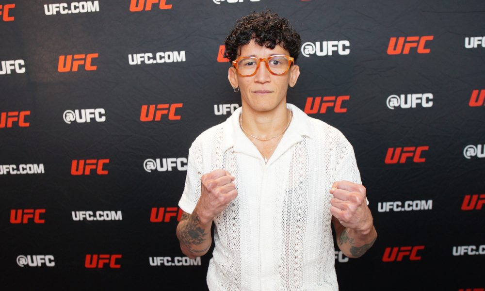 Virna Jandiroba durante o Media Day do UFC 314