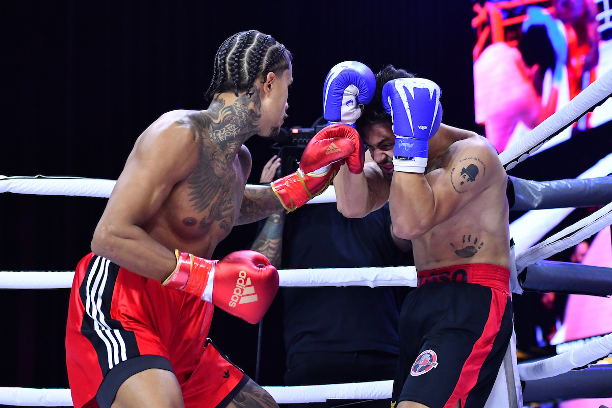 Mc Livinho indo para cima de Lucas Veloso no FMS 6