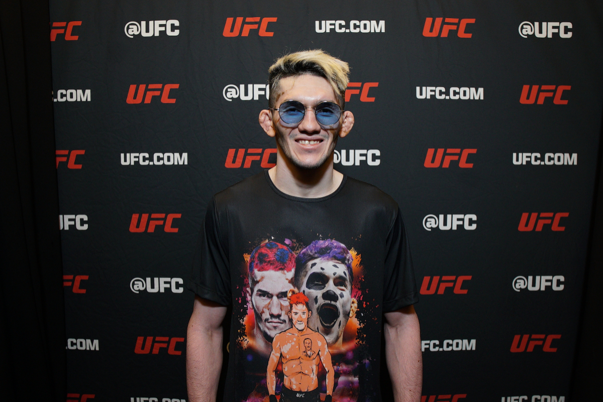 Melquizael Costa durante o Media Day do UFC Vegas 106