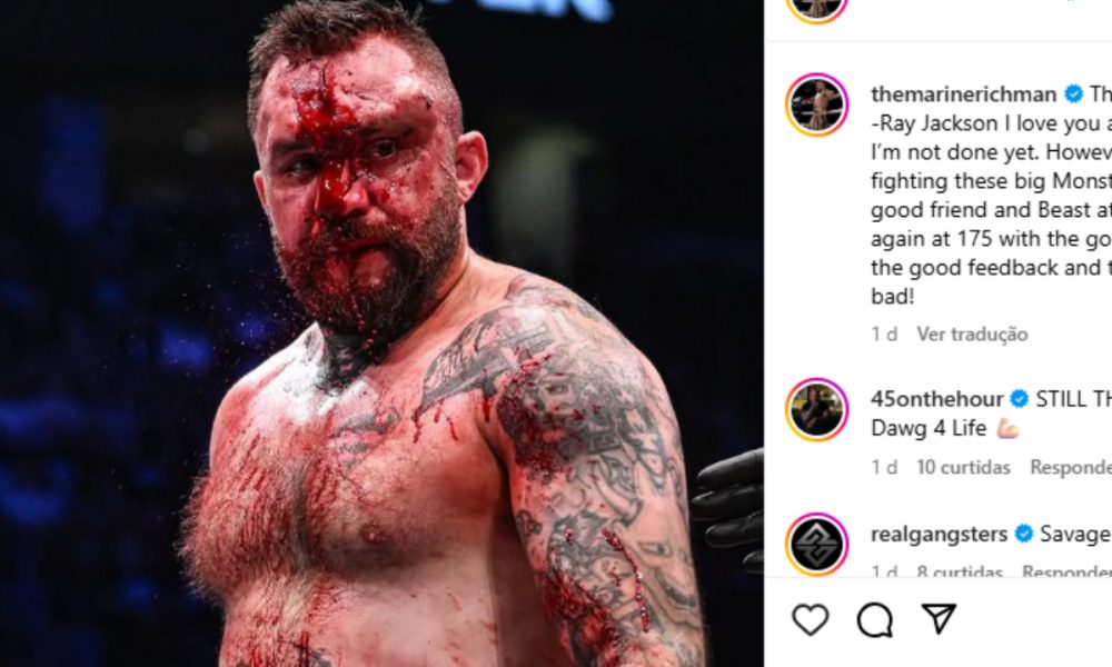 Mike Richman em ação no 'BKFC 47'