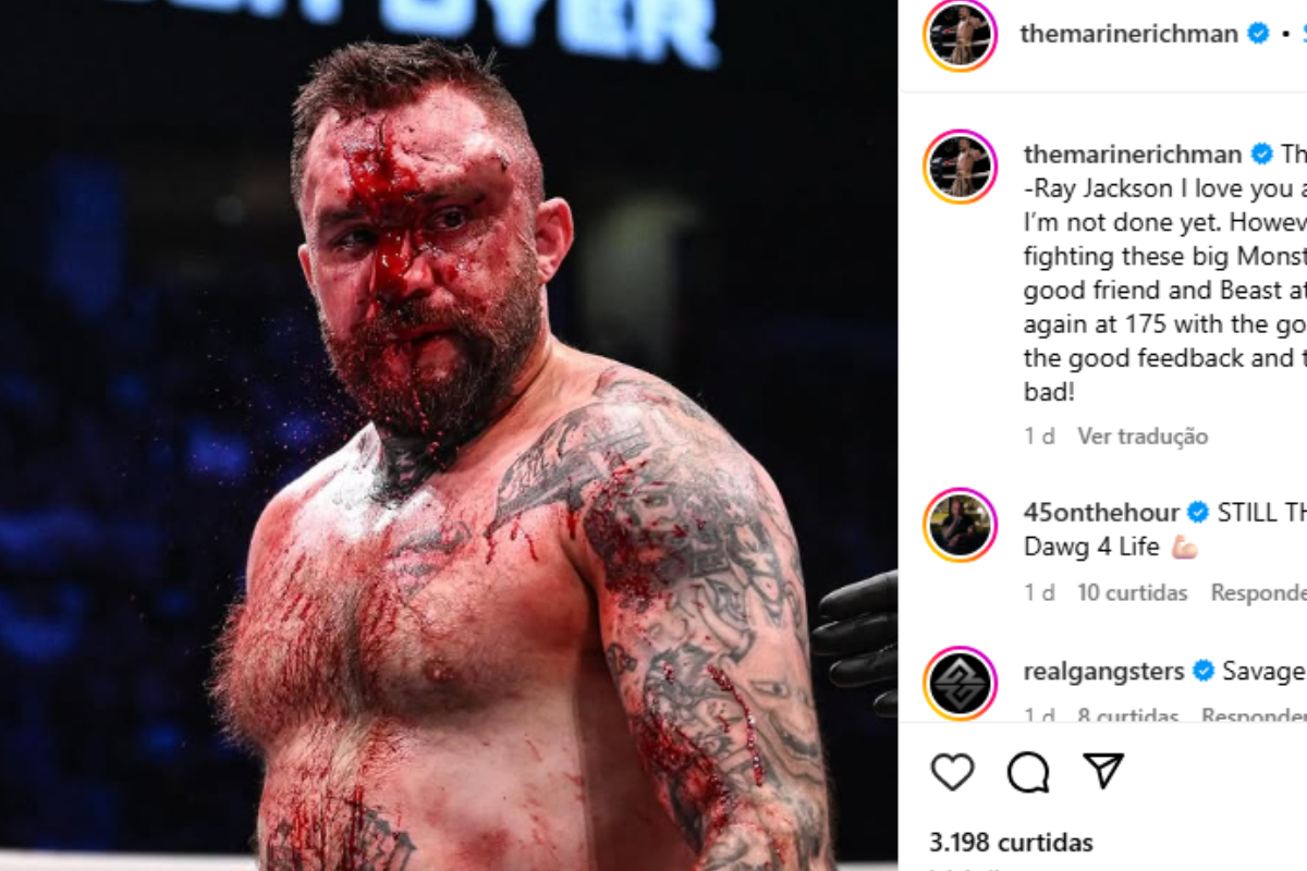 Mike Richman em ação no 'BKFC 47'