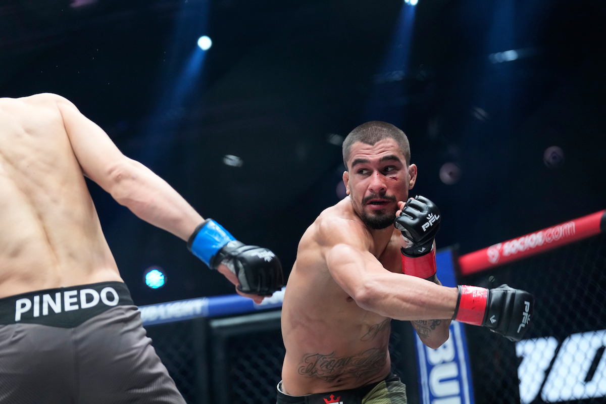 Gabriel Braga em ação na PFL