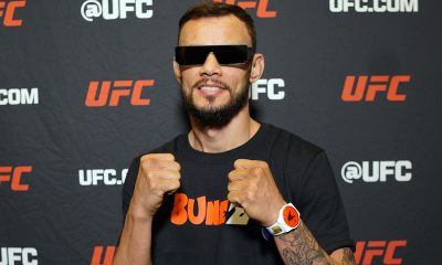 Felipe Bunes durante o Media Day UFC Vegas 108