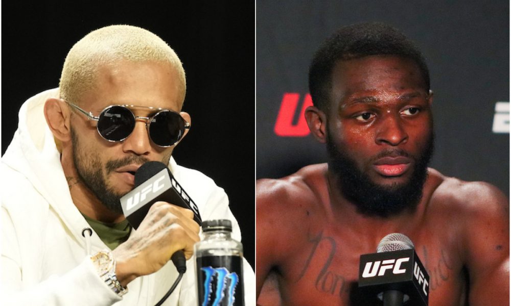 Montagem Deiveson Figueiredo e Montel Jackson