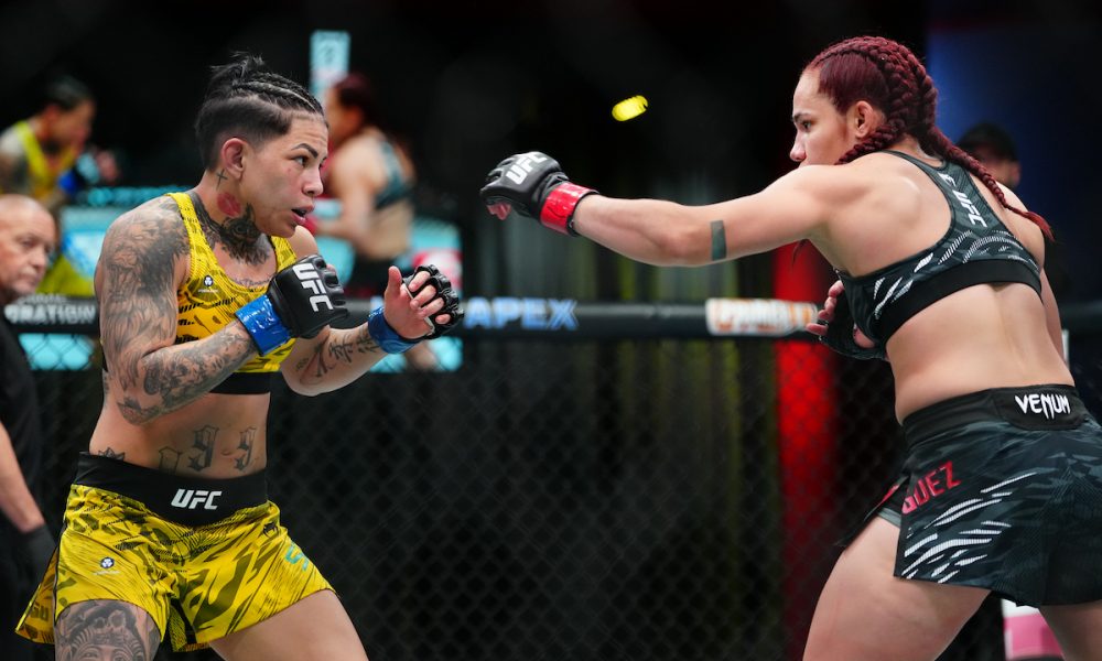 Ketlen Esquentadinha batalha, mas perde no detalhe na luta de abertura do UFC Vegas 108
