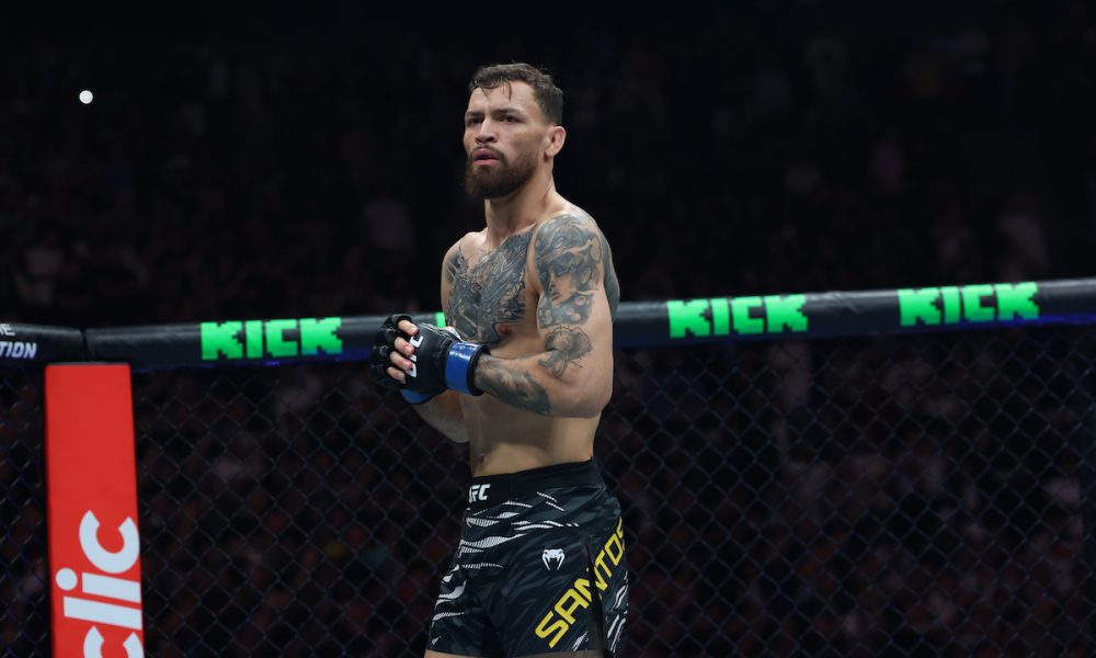 Maurício Ruffy foi finalizado por Benoit Saint Denis no UFC Paris