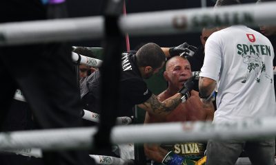 Wanderlei Silva foi nocauteado durante a briga generalizada com a equipe de Popó