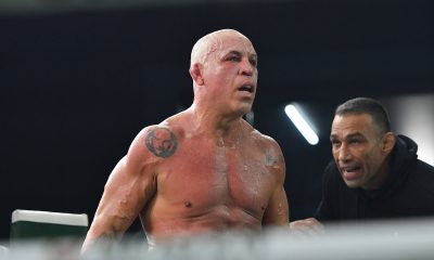 Fabrício Werdum esteve no corner de Wanderlei Silva no Spaten Fight Night 2