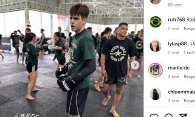 Rodrigo Silva treina na Chute Boxe Diego Lima