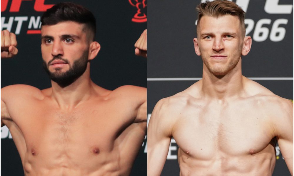 Arman Tsarukyan e Dan Hooker montagem