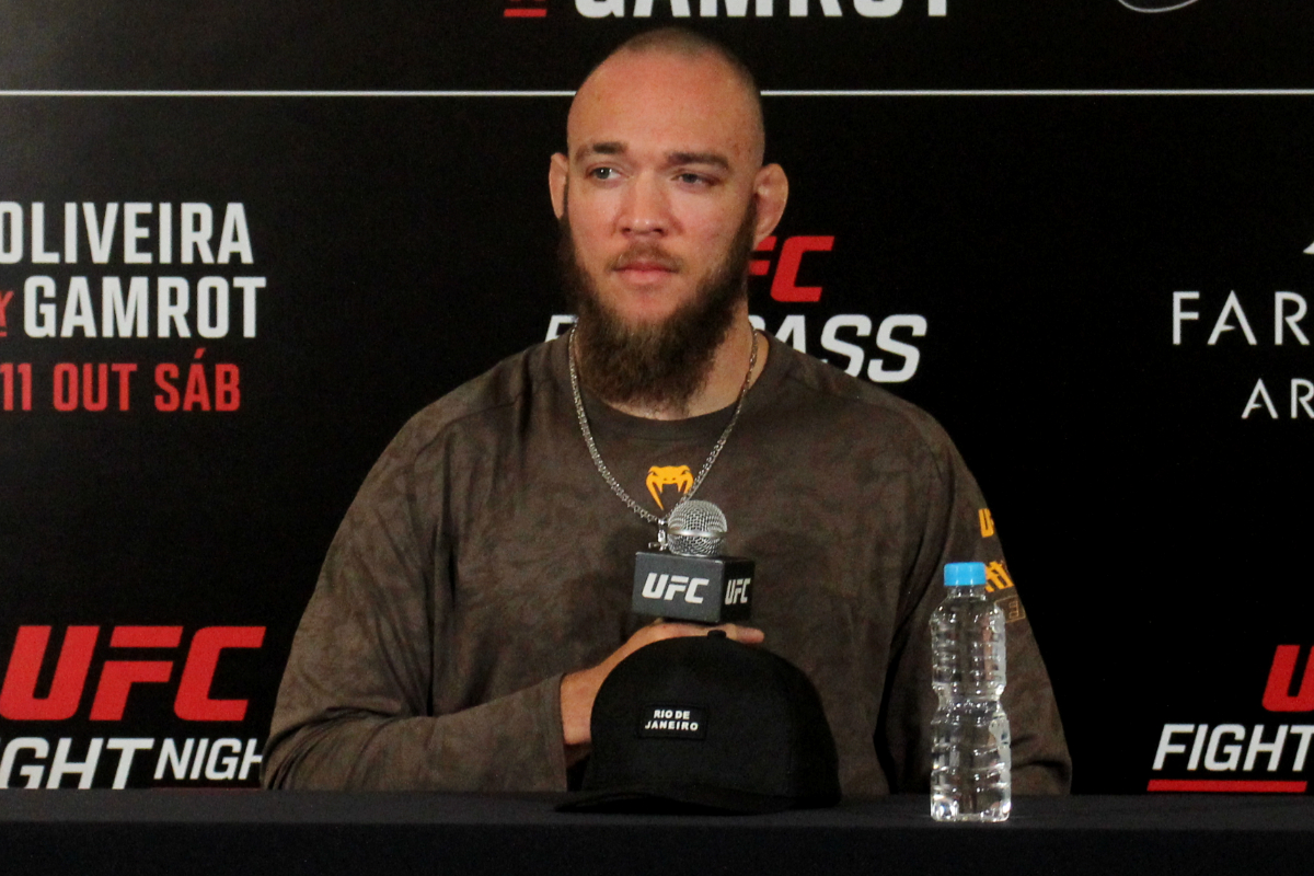 Valter Walker participa do media day do UFC Rio