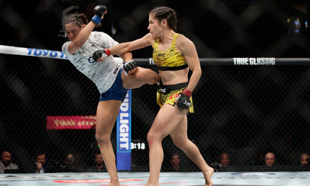 Cidadã do mundo, Veronica Hardy vence rival americana na luta de abertura do UFC 320