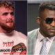Jake Paul e Francis Ngannou em montagem