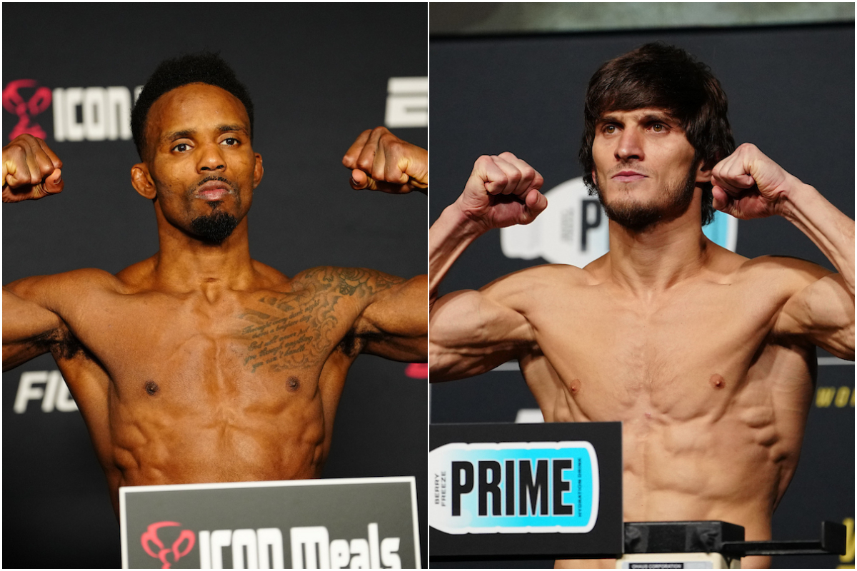 Lerone Murphy e Movsar Evloev em montagem