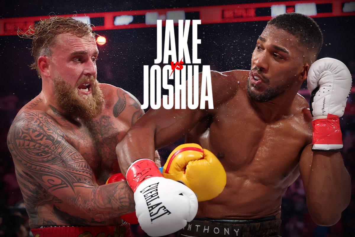 A luta entre Jake Paul e Anthony Joshua foi vista por 33 milhões de pessoas ao vivo na Netflix